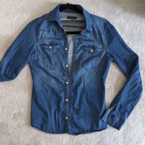 Chambray Button Down Shirt